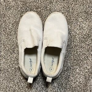Cat & Jack Cream Slip-On Sneakers